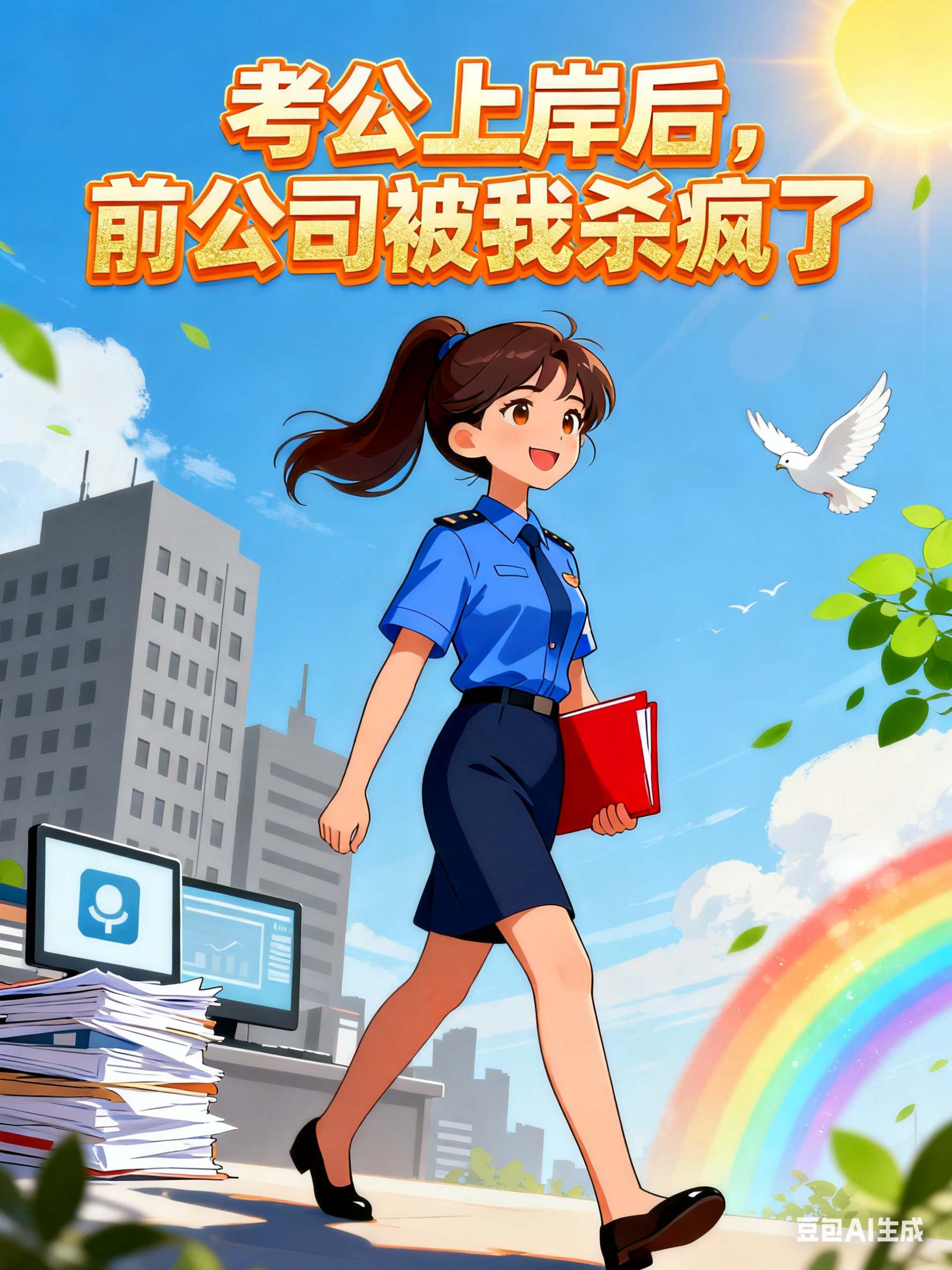 考公上岸后,前公司被我杀疯了封面