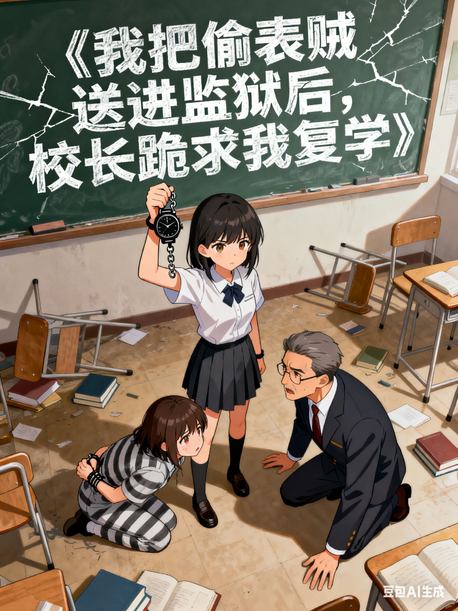我把偷表贼送进监狱后，校长跪求我复学封面