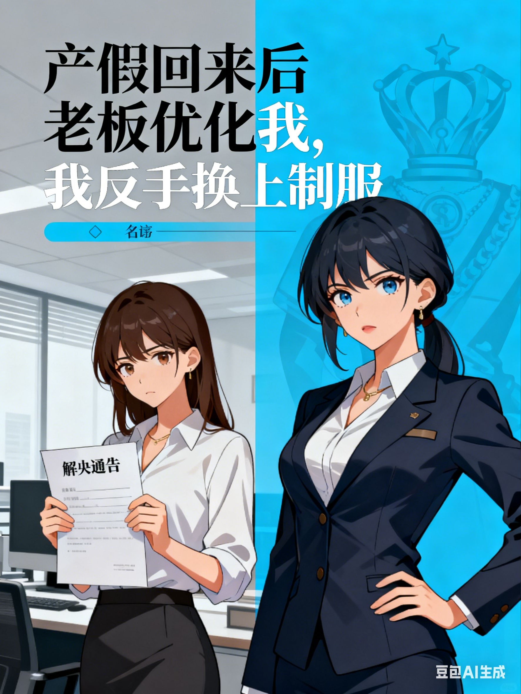 产假回来后老板优化我，我反手换上制服封面