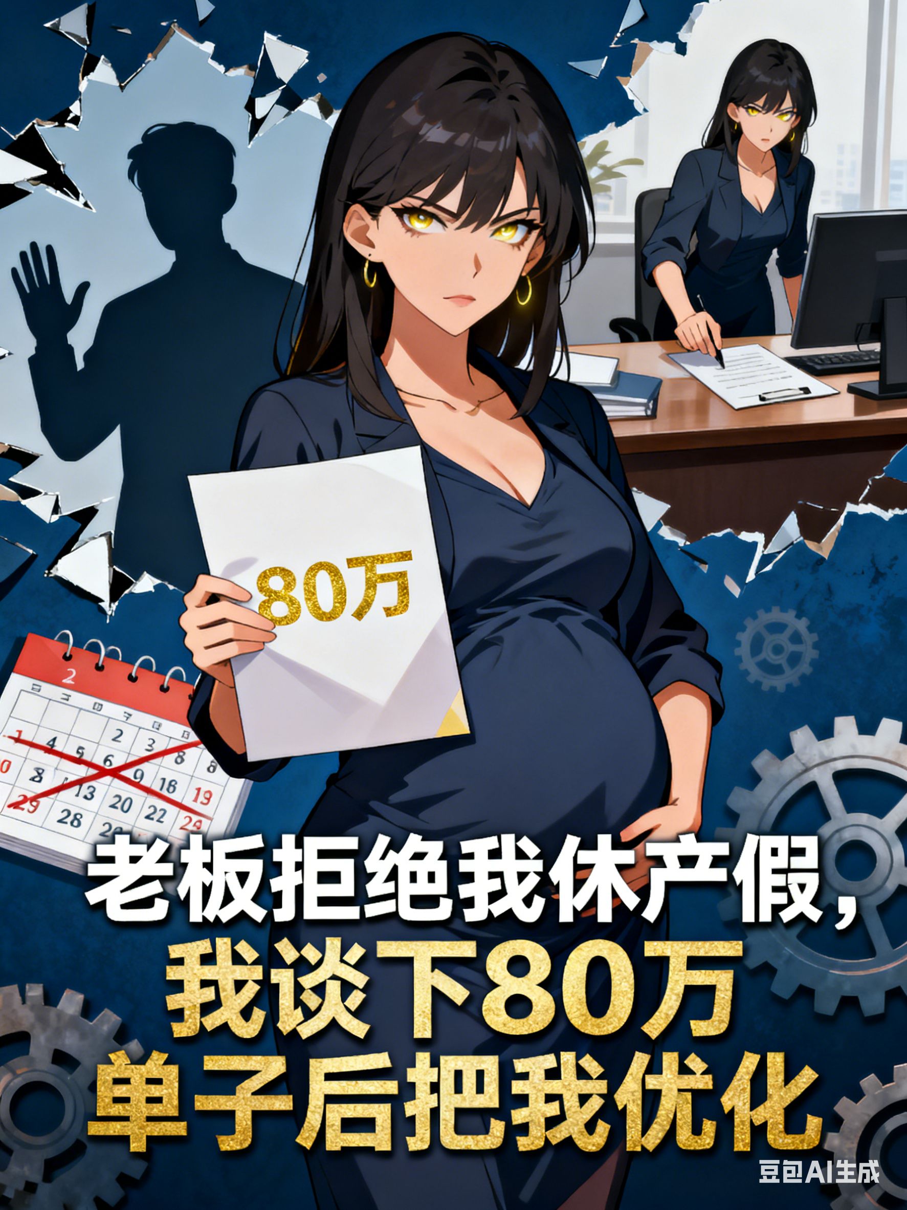 老板拒绝我休产假，我谈下80万单子后把我优化封面