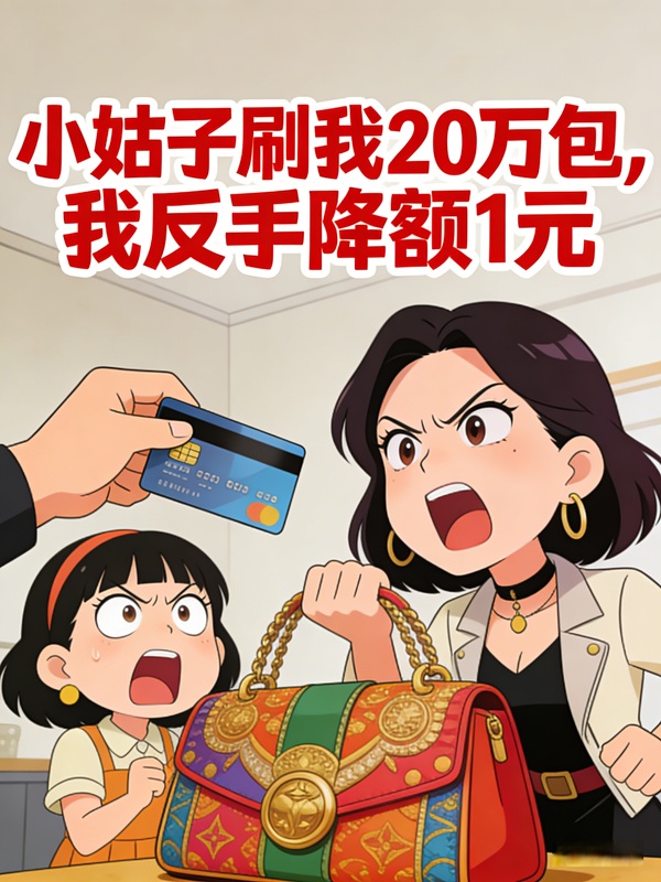 小姑子刷我20万包,我反手降额1元封面