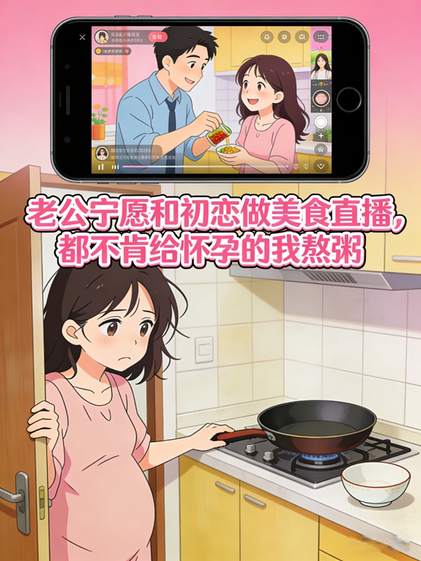 老公宁愿和初恋做美食直播，都不肯给怀孕的我熬粥封面