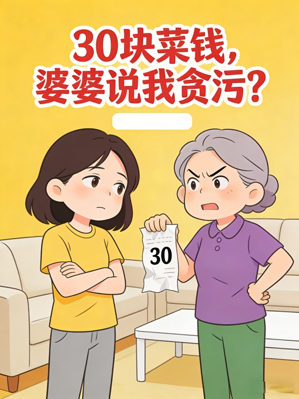 30块菜钱,婆婆说我贪污?封面