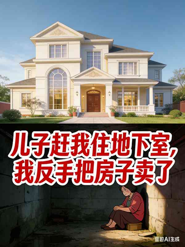 儿子赶我住地下室,我反手把房子卖了封面