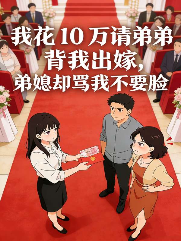 我花10万请弟弟背我出嫁,弟媳却骂我不要脸封面