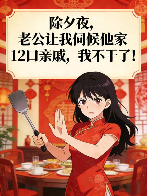 除夕夜,老公让我伺候他家12口亲戚,我不干了!封面