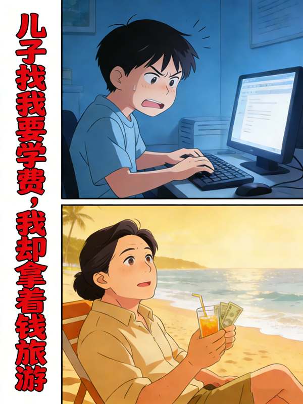 儿子找我要学费,我却拿着钱旅游封面