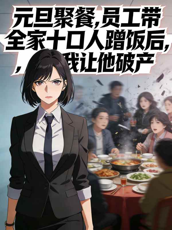 元旦聚餐,员工带全家十口人蹭饭后,我让他破产封面