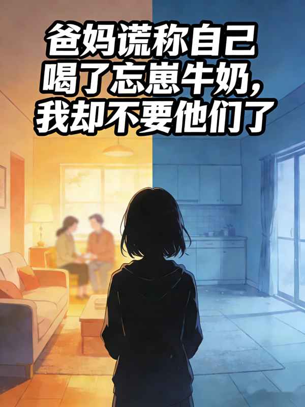 爸妈谎称自己喝了忘崽牛奶,我却不要他们了封面