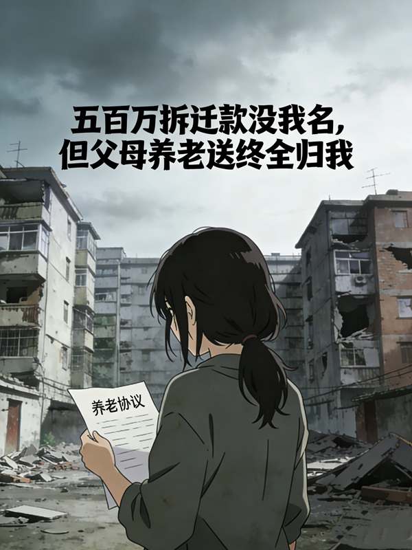 五百万拆迁款没我名,但父母养老送终全归我封面