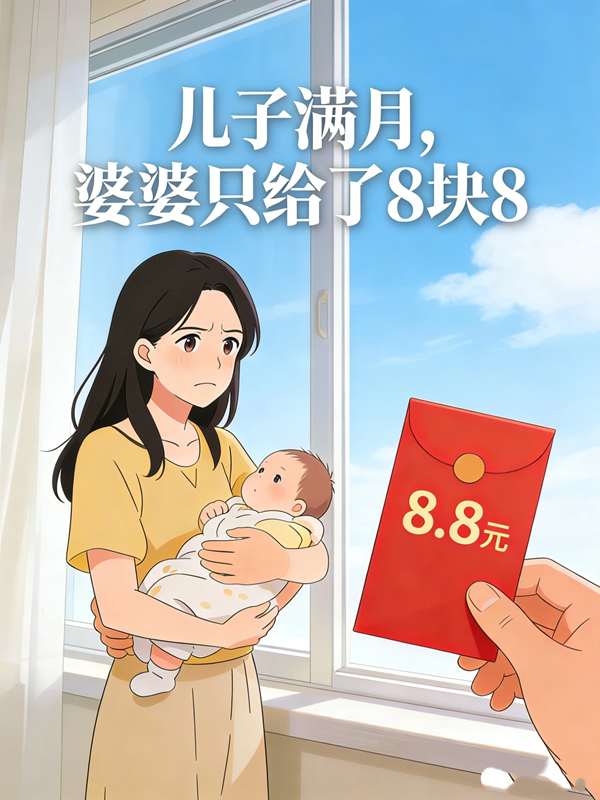 儿子满月,婆婆只给了8块8封面