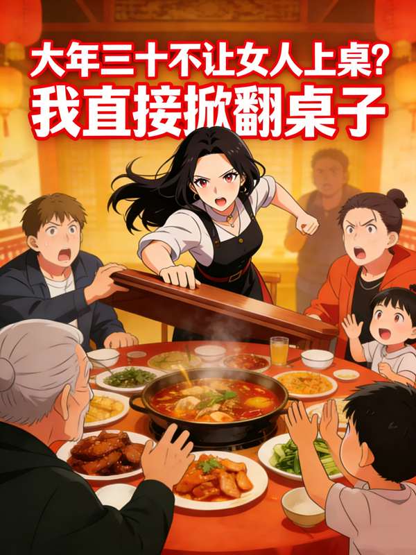 大年三十不让女人上桌?我直接掀翻桌子封面