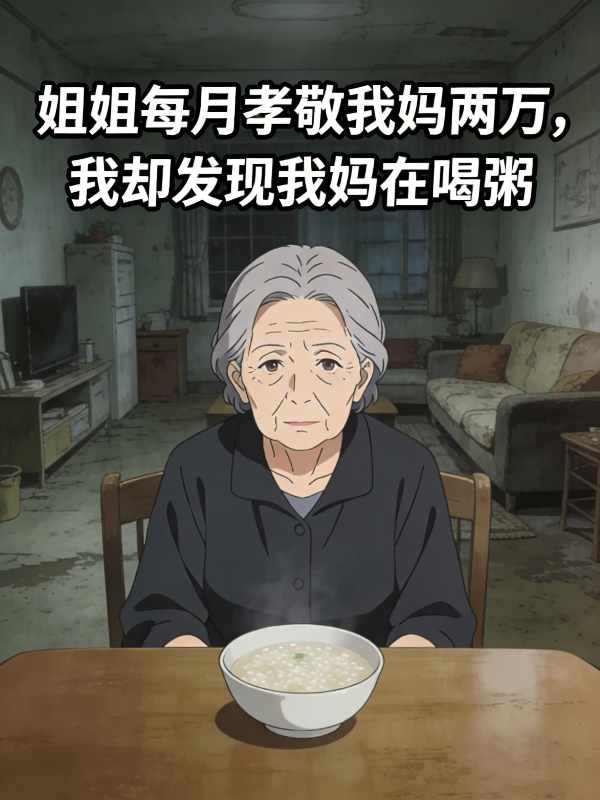 姐姐每月孝敬我妈两万,我却发现我妈在喝粥封面