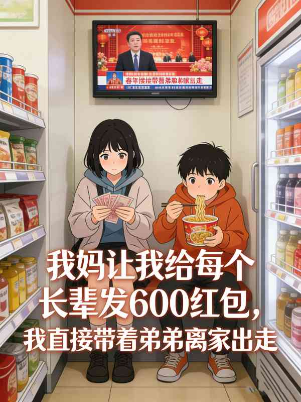 我妈让我给每个长辈发600红包,我直接带着弟弟离家出走封面