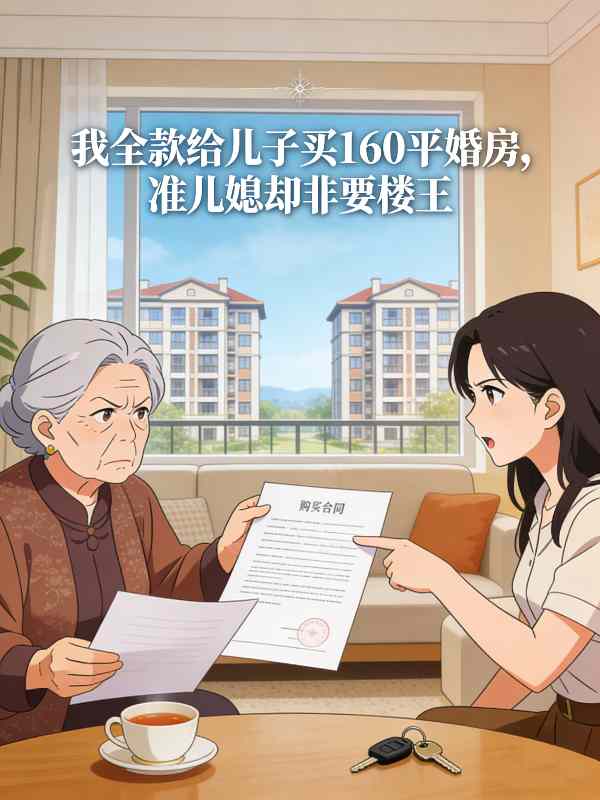 我全款给儿子买160平婚房,准儿媳却非要楼王封面