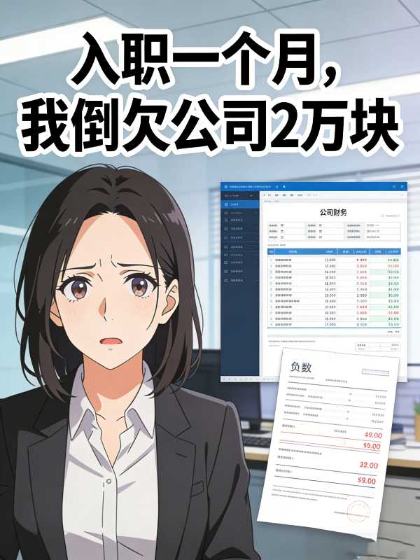 入职一个月,我倒欠公司2万块封面
