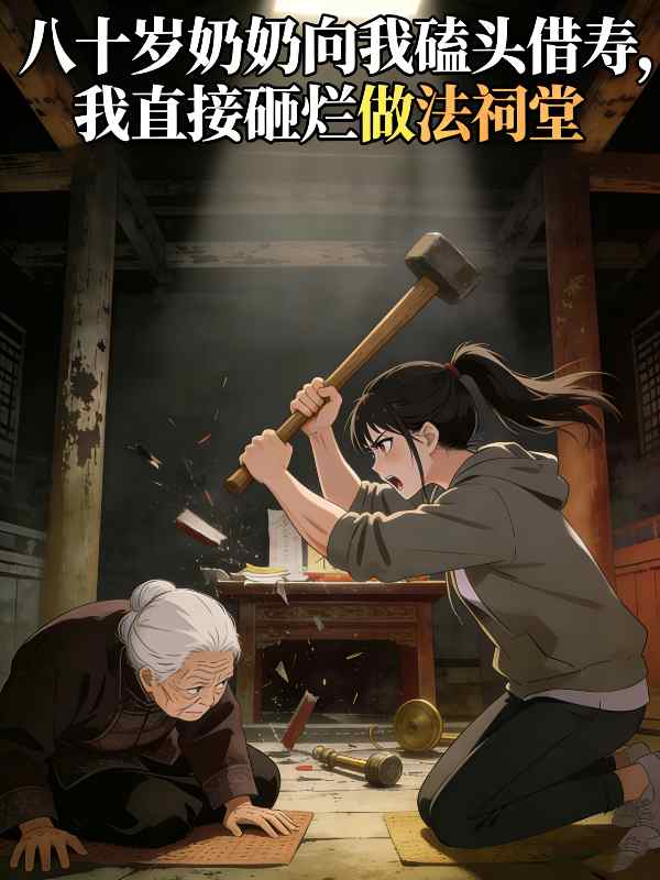 八十岁奶奶向我磕头借寿,我直接砸烂做法祠堂封面