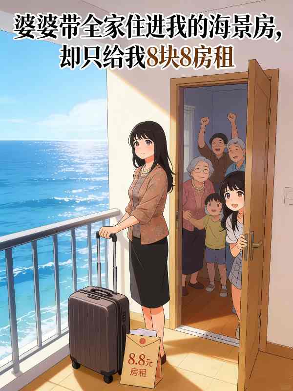 婆婆带全家住进我的海景房，却只给我8块8房租封面