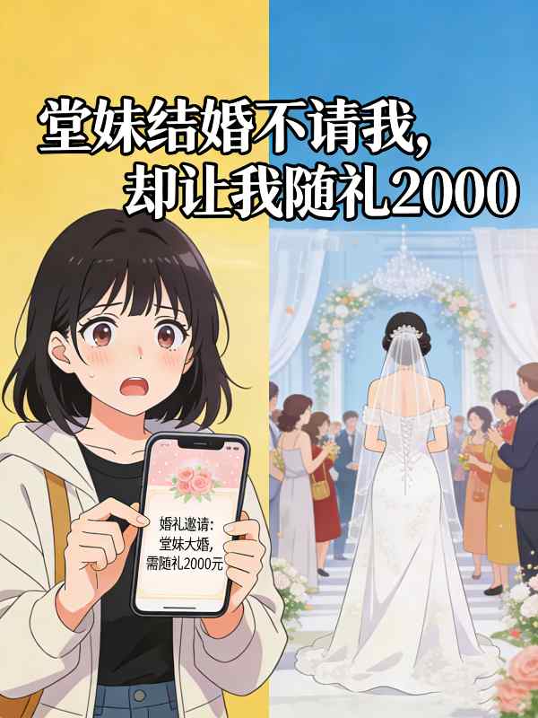 堂妹结婚不请我,却让我随礼2000封面