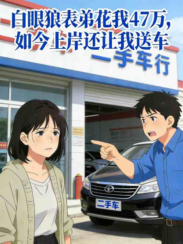 白眼狼表弟花我47万，如今上岸还让我送车封面