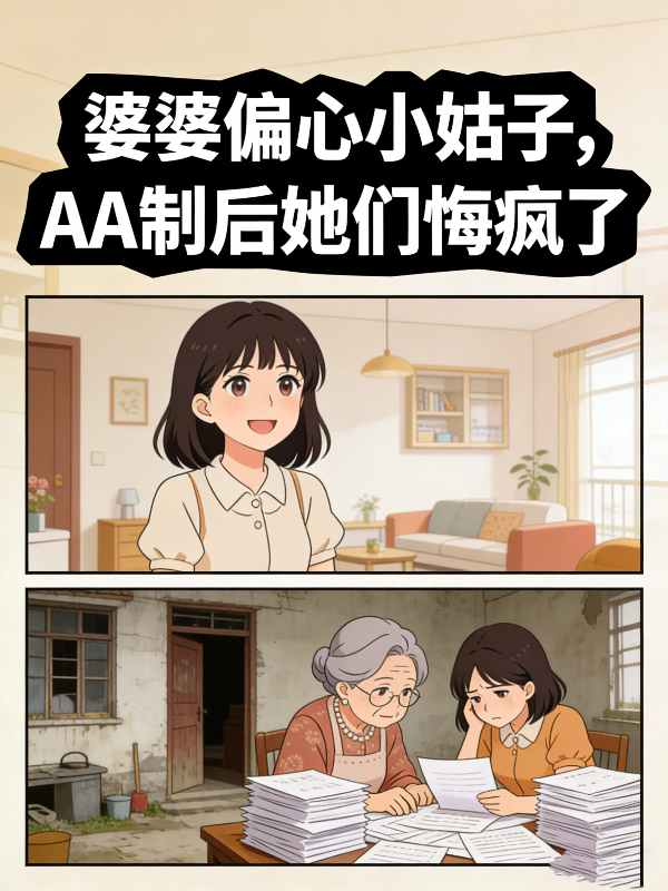 婆婆偏心小姑子,AA制后她们悔疯了封面