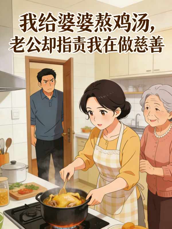 我给婆婆熬鸡汤,老公却指责我在做慈善封面