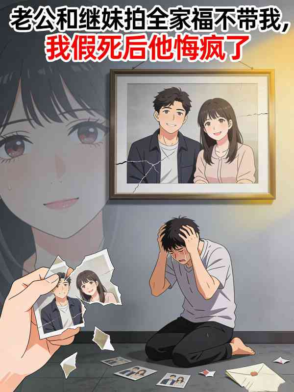老公和继妹拍全家福不带我，我假死后他悔疯了封面