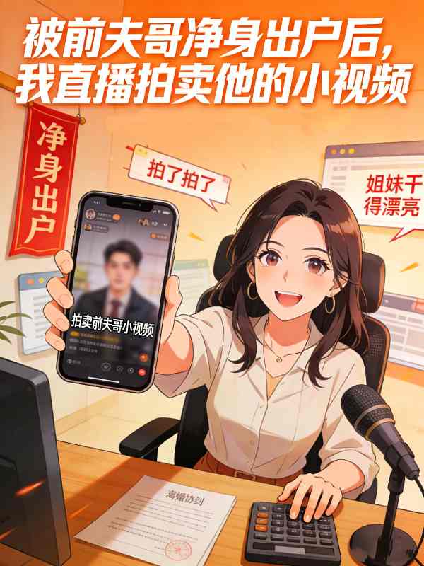 被前夫哥净身出户后,我直播拍卖他的小视频封面