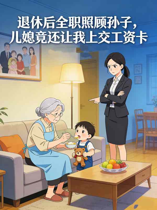 退休后全职照顾孙子，儿媳竟还让我上交工资卡封面