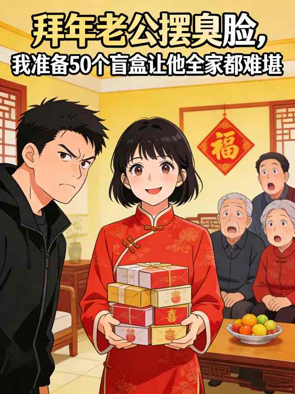 拜年老公摆臭脸,我准备50个盲盒让他全家都难堪封面