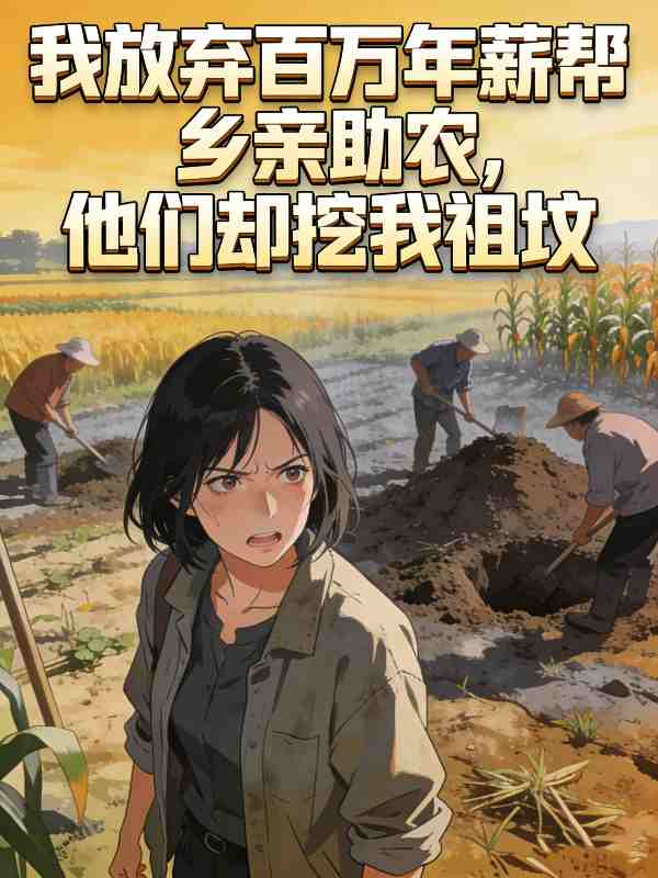 我放弃百万年薪帮乡亲助农,他们却挖我祖坟封面
