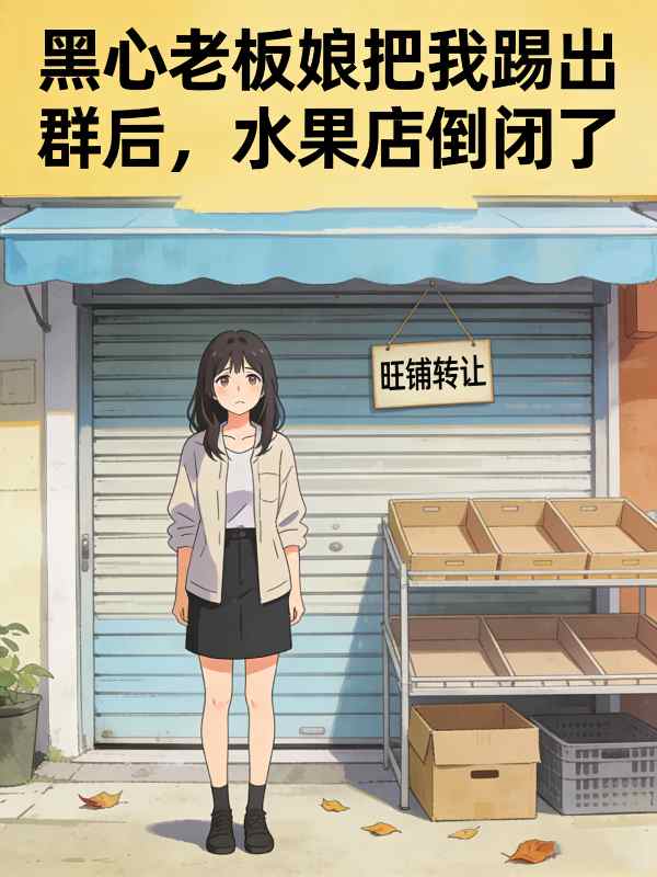 黑心老板娘把我踢出群后,水果店倒闭了封面